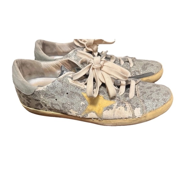 Golden Goose Stylish Sneakers with Gold Star size 41(unisex) - Picture 12 of 13